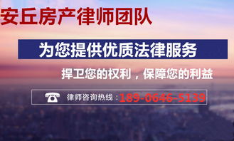 安丘房屋买卖中的法律风险与专业律师咨询的重要性